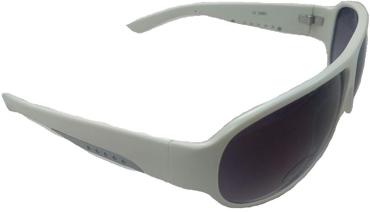 Icon Eyewear White Sunglasses UV Protection Summer Sun Bright Snow Ski Silver FREE UK