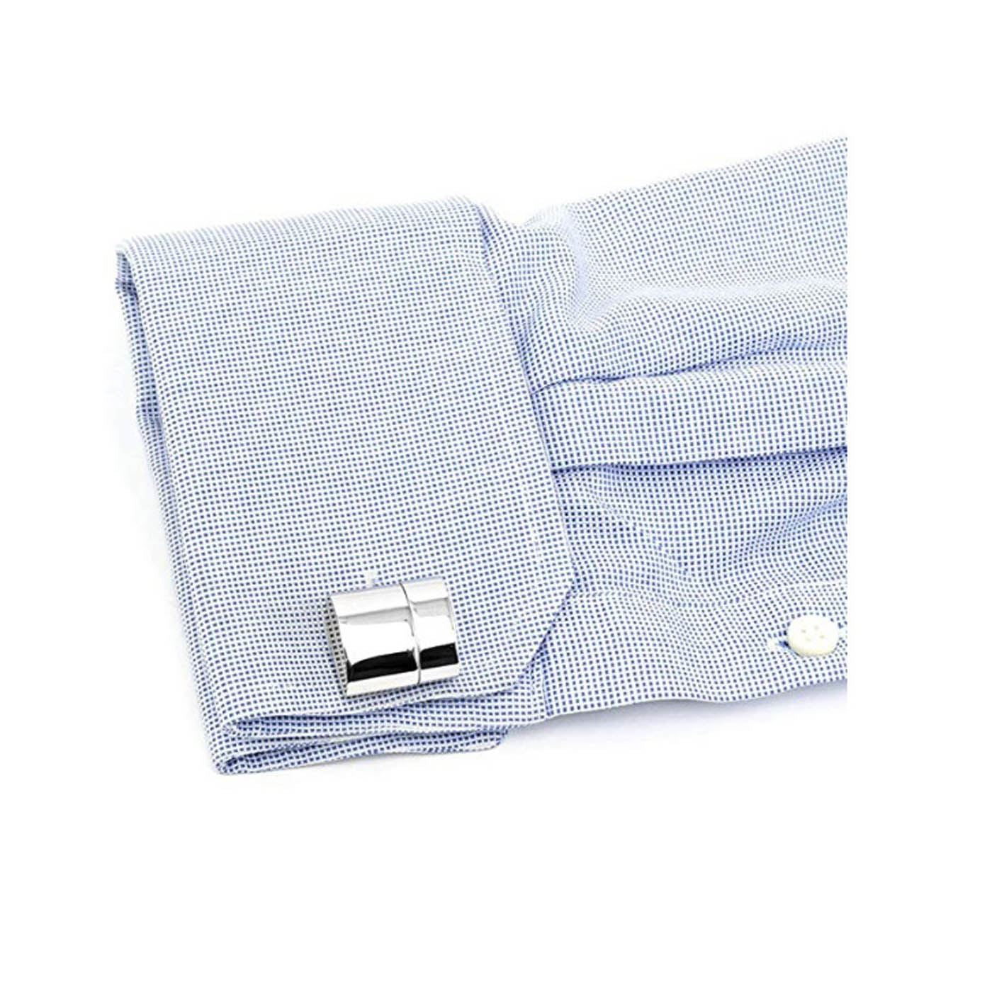 Working 16gb USB Flashdrive Memory Cufflinks Silver Round Novelty Gift