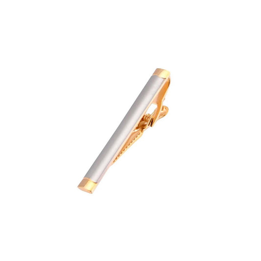 Stunning Silver and Gold Cufflinks and Tie Clip Set from Charles William