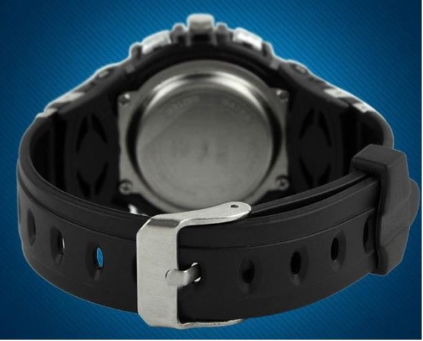 Skmei Kids Boys Blue Digital Watch 30m Water Resistant Dual Display Stopwatch Alarm Ages 5-13