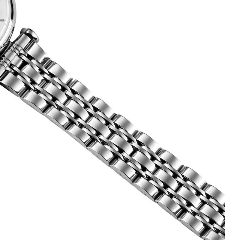 Skmei Women's Ladies Watch Classic Sparkle Clear Dial Crystal Stones Stainless Steel Strap