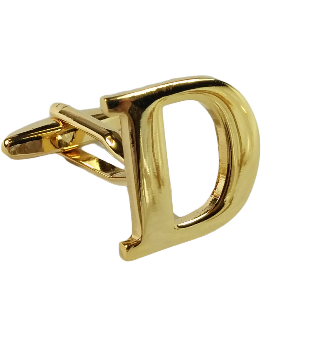 Alphabet Initial Letter Cufflinks Wedding A Pair Of Gold Letter Cufflinks