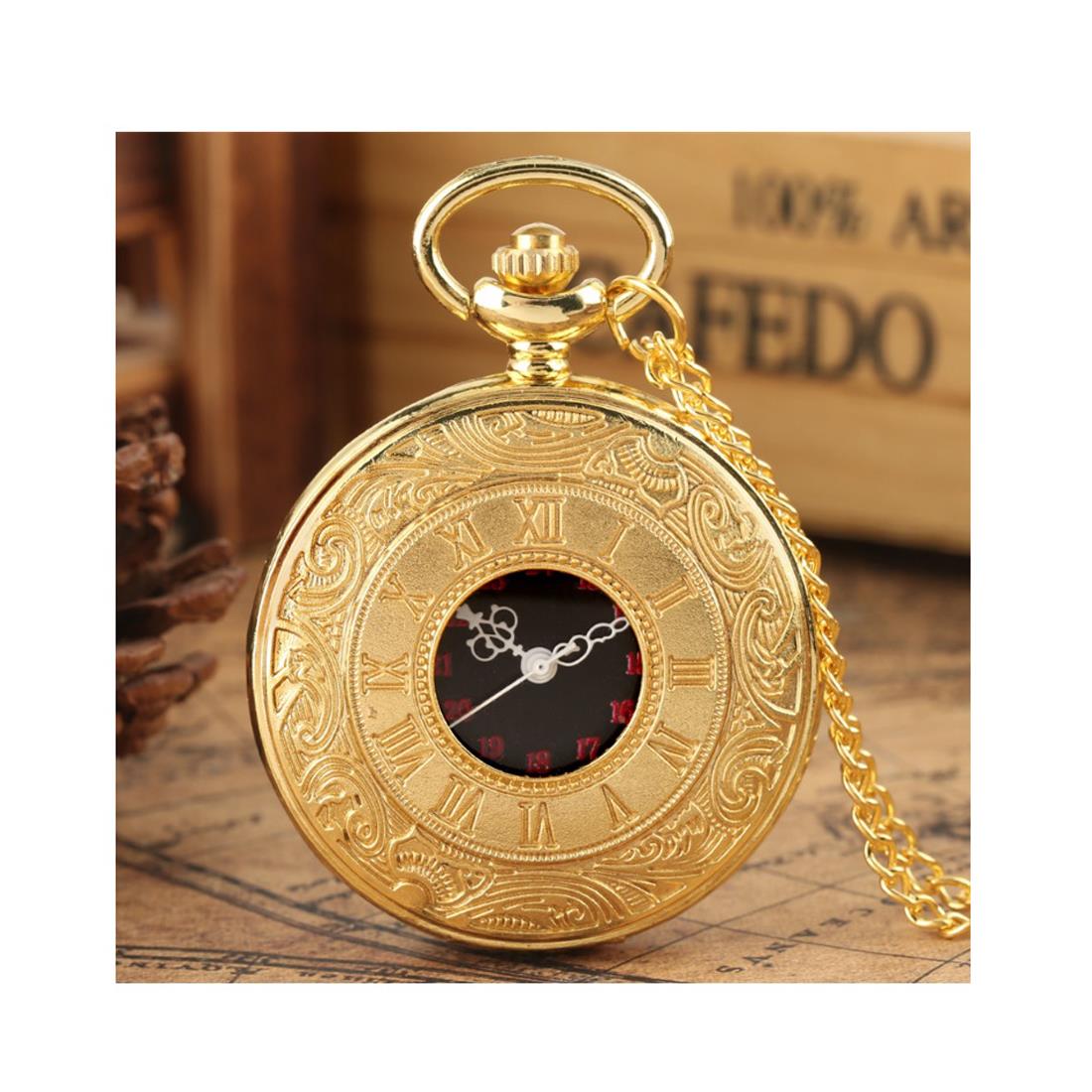 Charles William Smart Pocket Watch Wedding Groom Time Quartz Clear Display