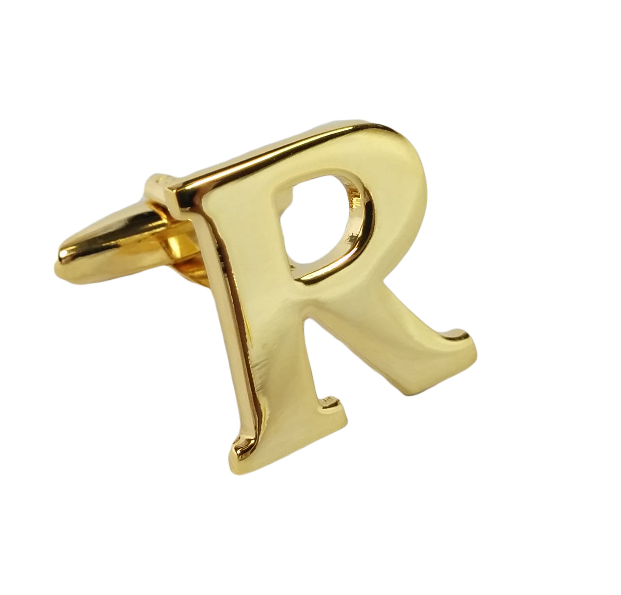 Alphabet Initial Letter Cufflinks Wedding A Pair Of Gold Letter Cufflinks