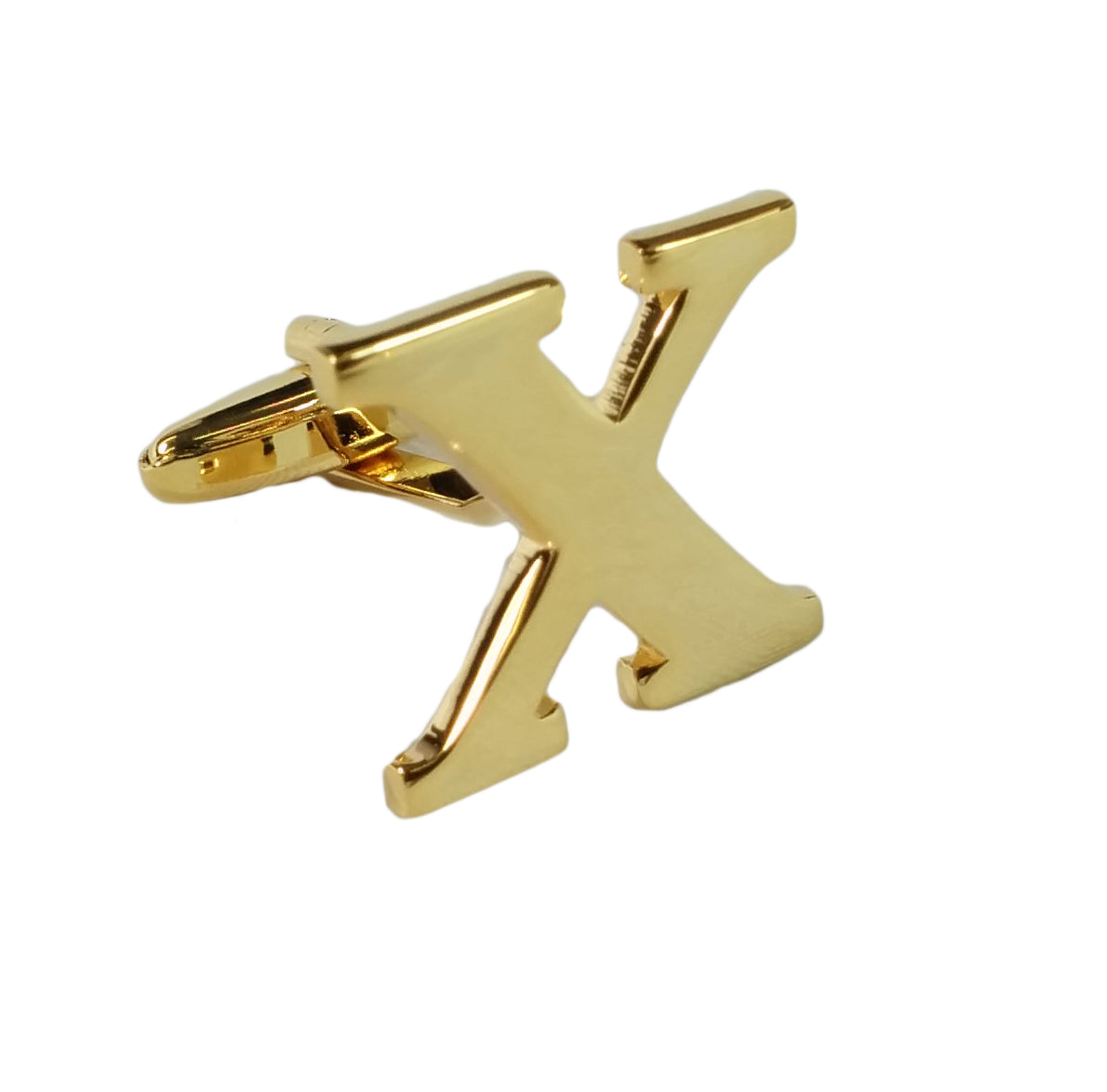Alphabet Initial Letter Cufflinks Wedding A Pair Of Gold Letter Cufflinks