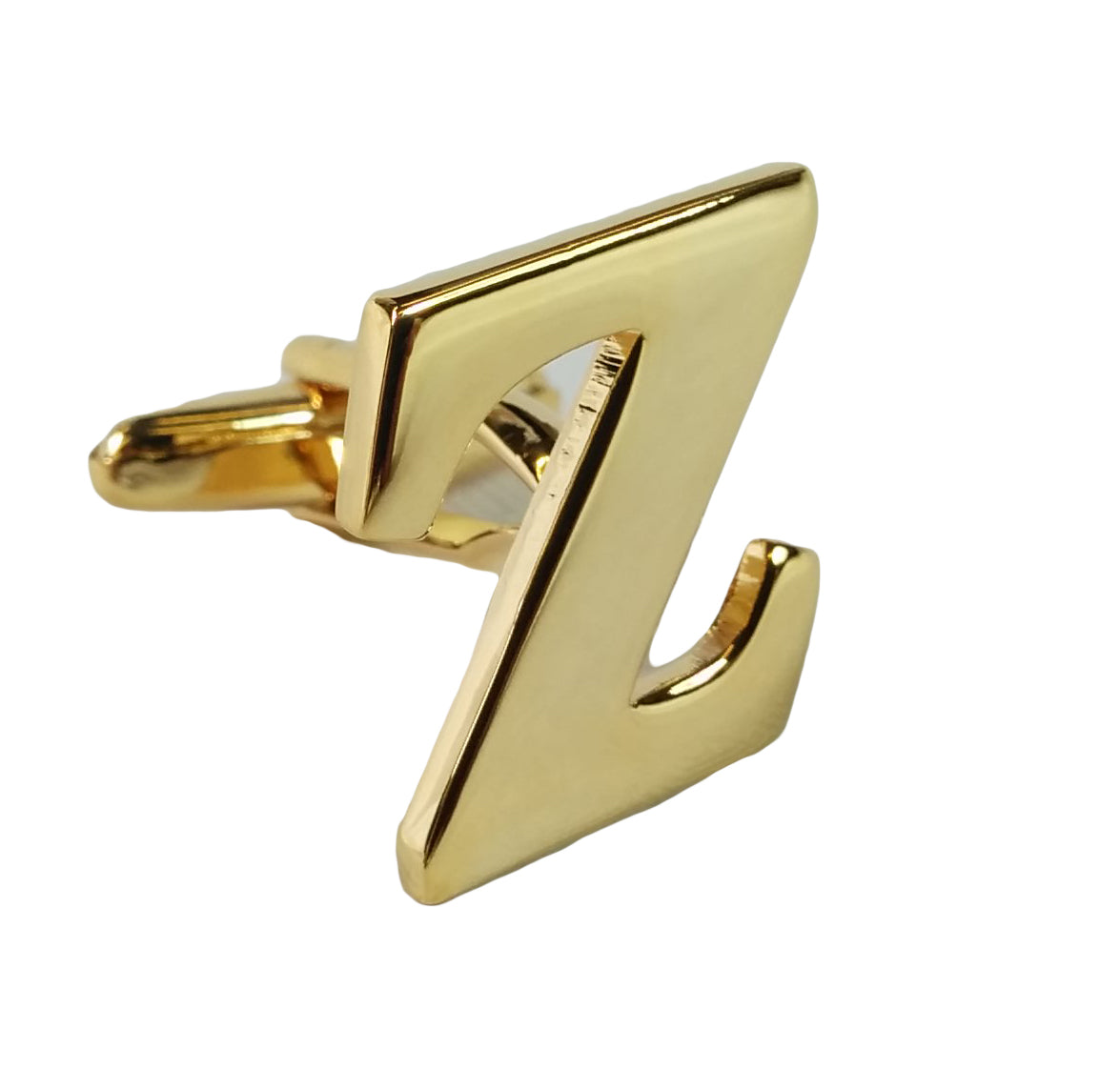 Alphabet Initial Letter Cufflinks Wedding A Pair Of Gold Letter Cufflinks
