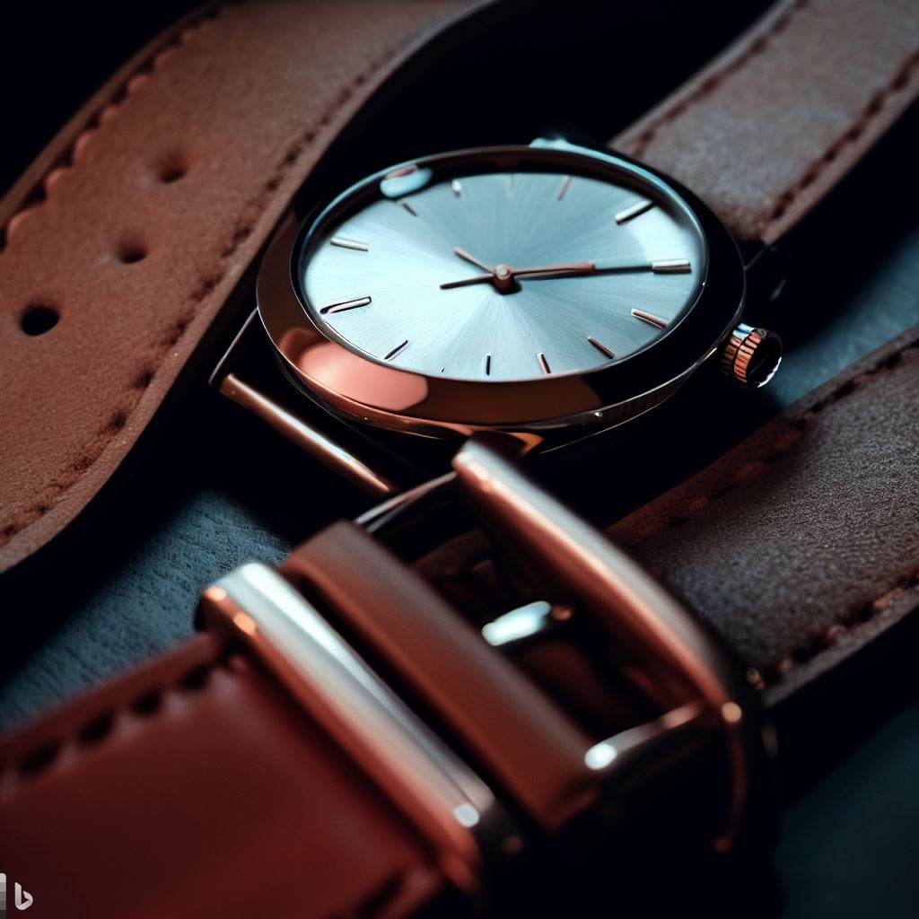 How do I choose whether to wear a leather strap or a metal strap for my watch?