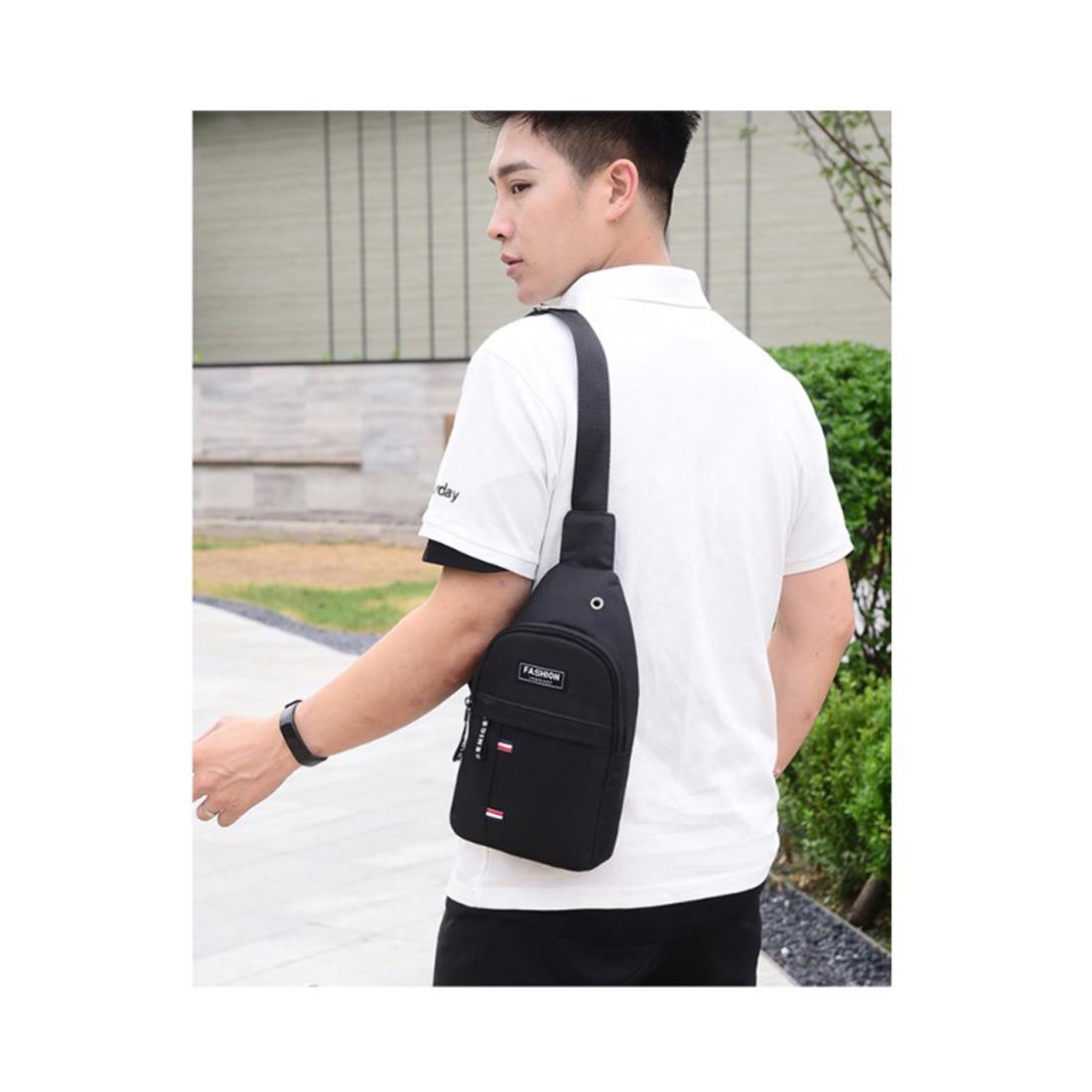 Man Bag Rucksack Bag Smart Jog Run Bike Cycle Office Travel Phone Mobile Black