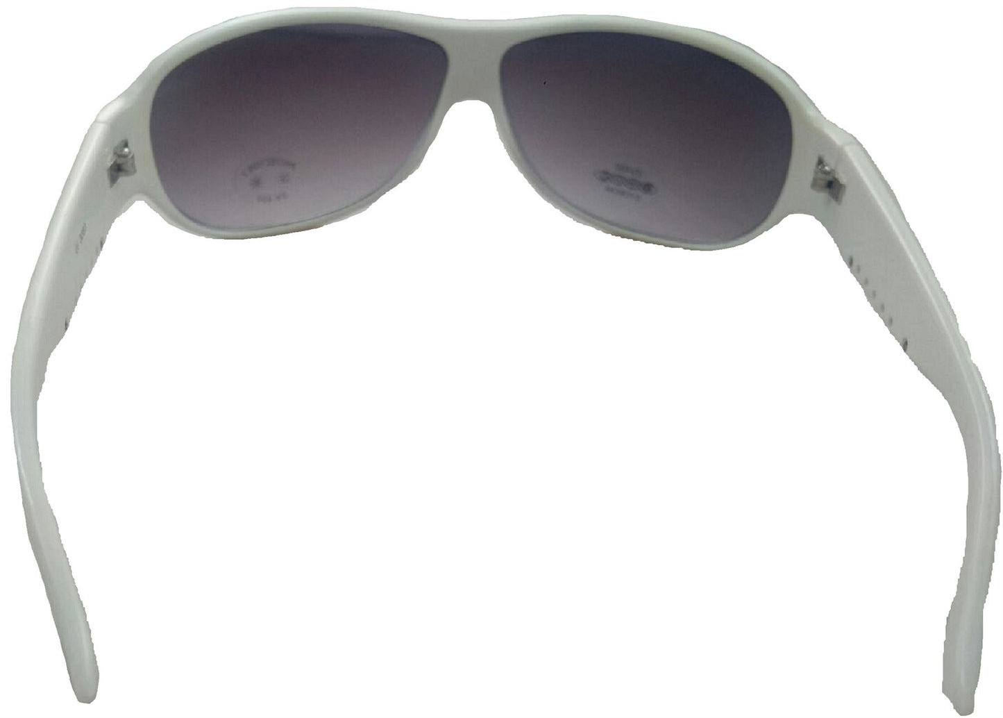 Icon Eyewear White Sunglasses UV Protection Summer Sun Bright Snow Ski Silver FREE UK