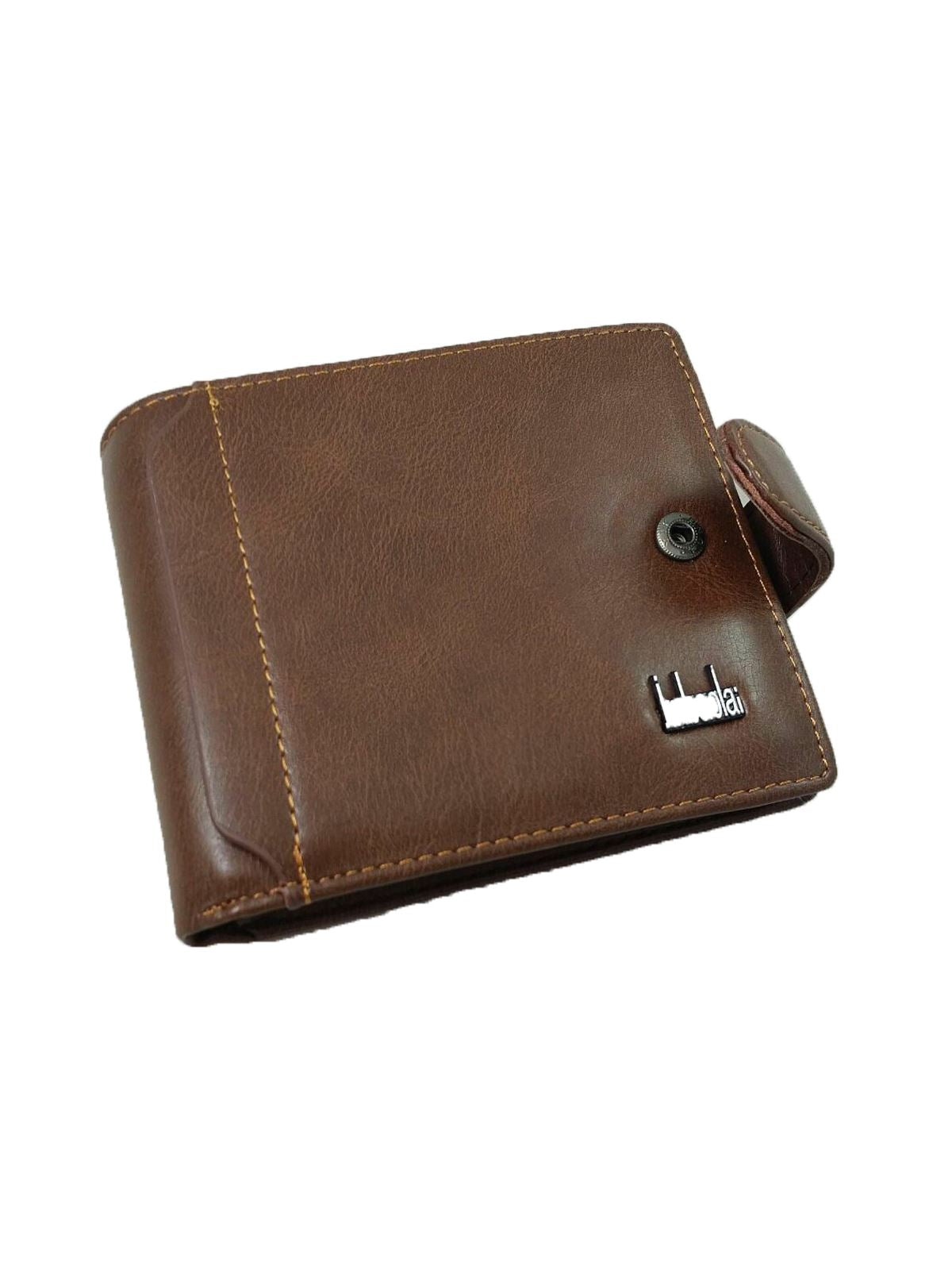 GENUINE Leather Wallet Mens Brown Money Purse ID Holder Perfect Gift Present