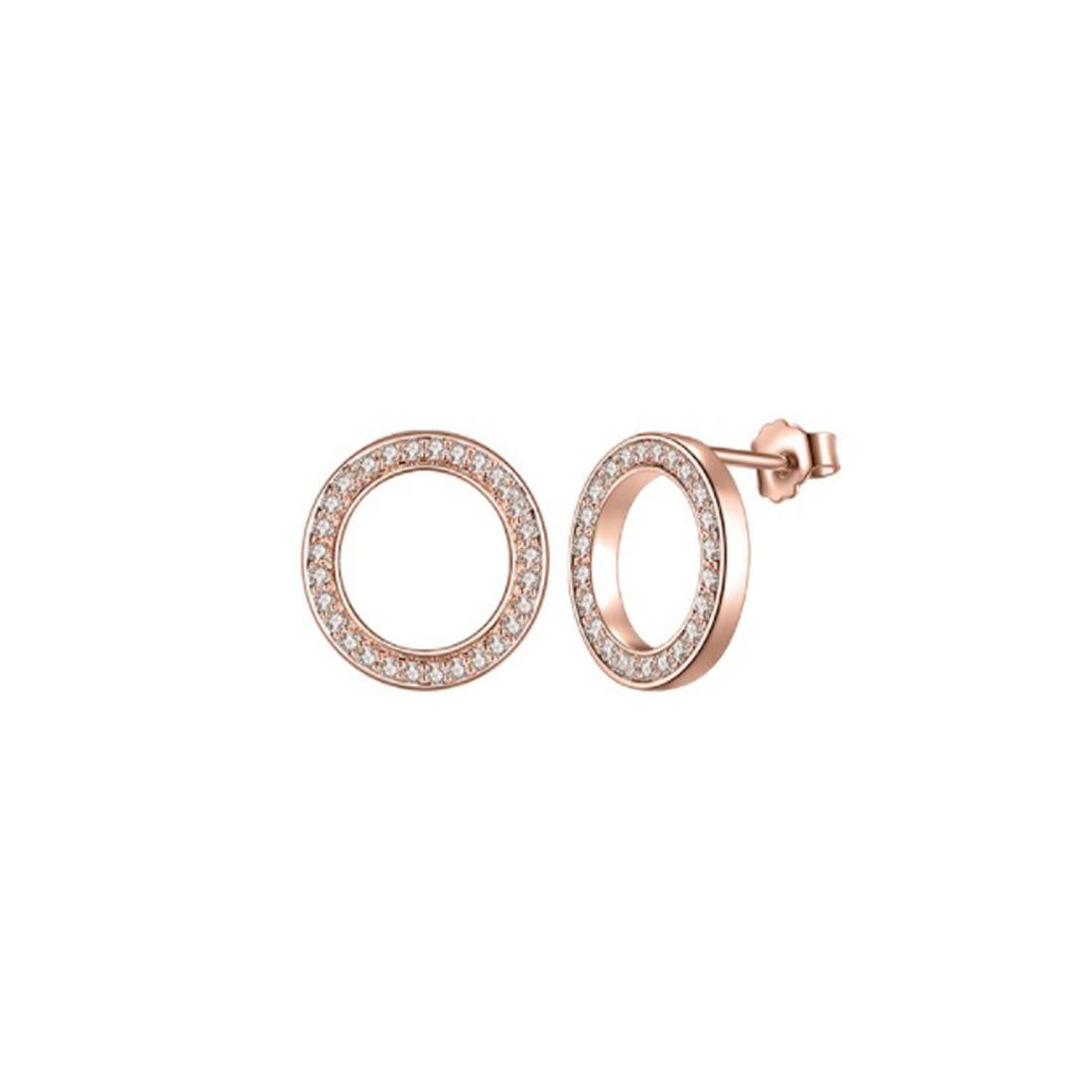 Charles William Premium Quality Earring Rose Gold Cubic Zircon Stones Jewellery Ear Ring Diamond