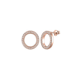 Charles William Premium Quality Earring Rose Gold Cubic Zircon Stones Jewellery Ear Ring Diamond
