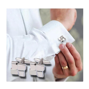Charles William Mens Overlapping Cufflinks in Unique Design
