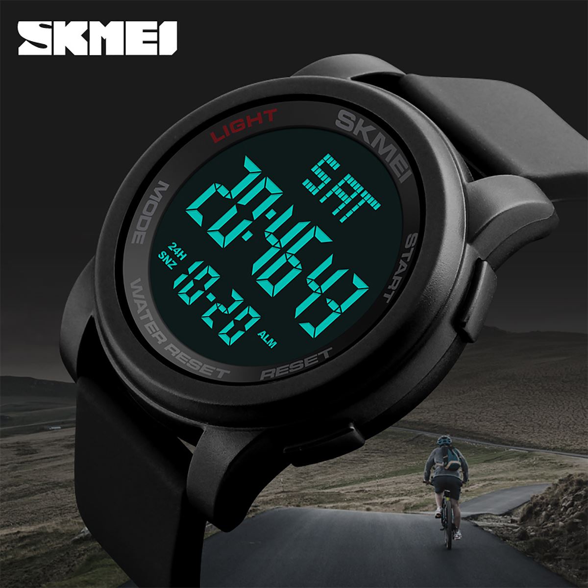 Skmei Digital Watch with Stopwatch and Alarm