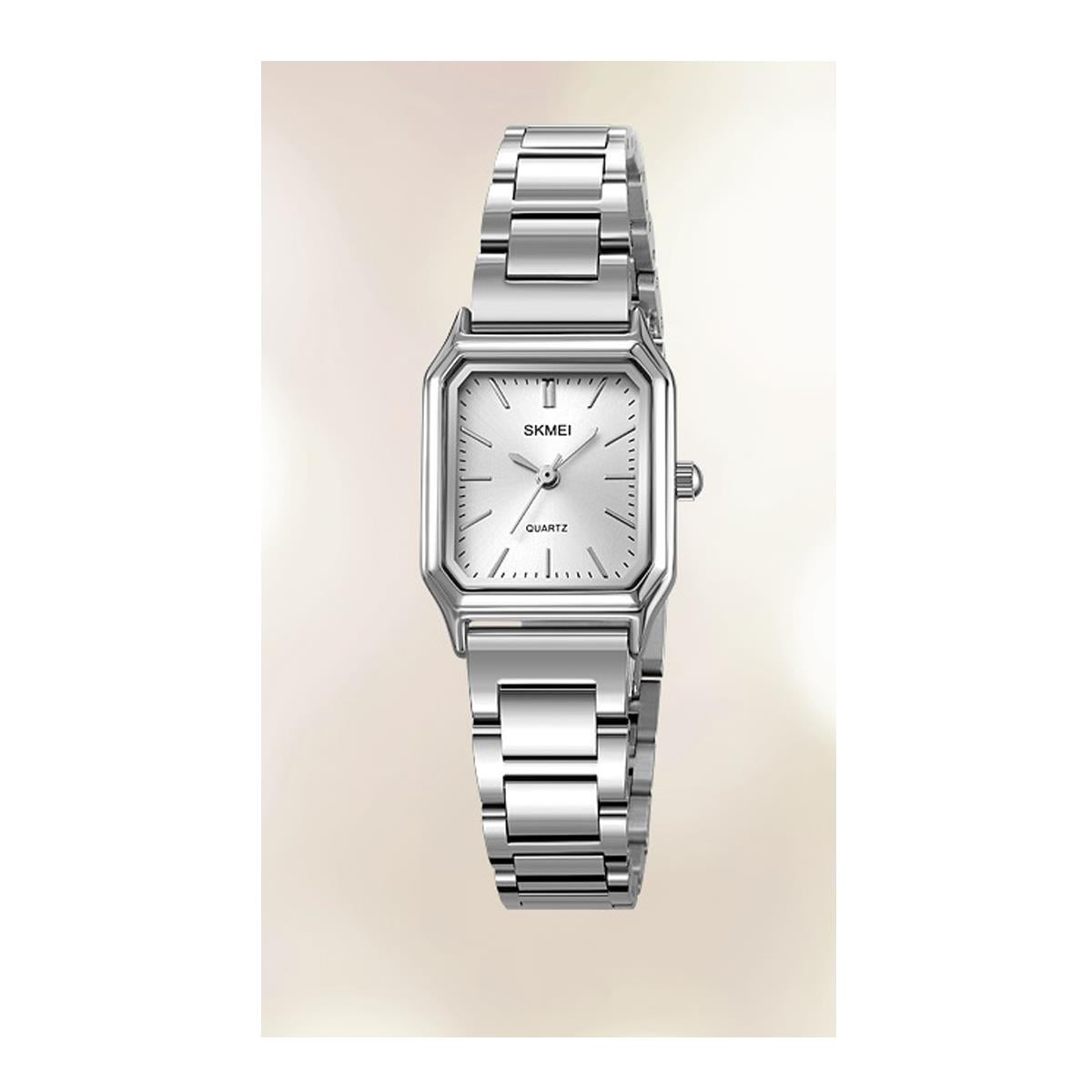 Stunning Silver Watch Classy Design with High Quality Beautiful Strap