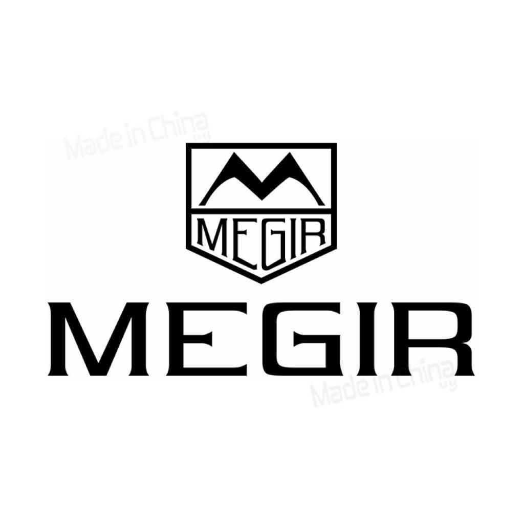 Megir Round Quartz Analogue Watch Black Silver Red Date