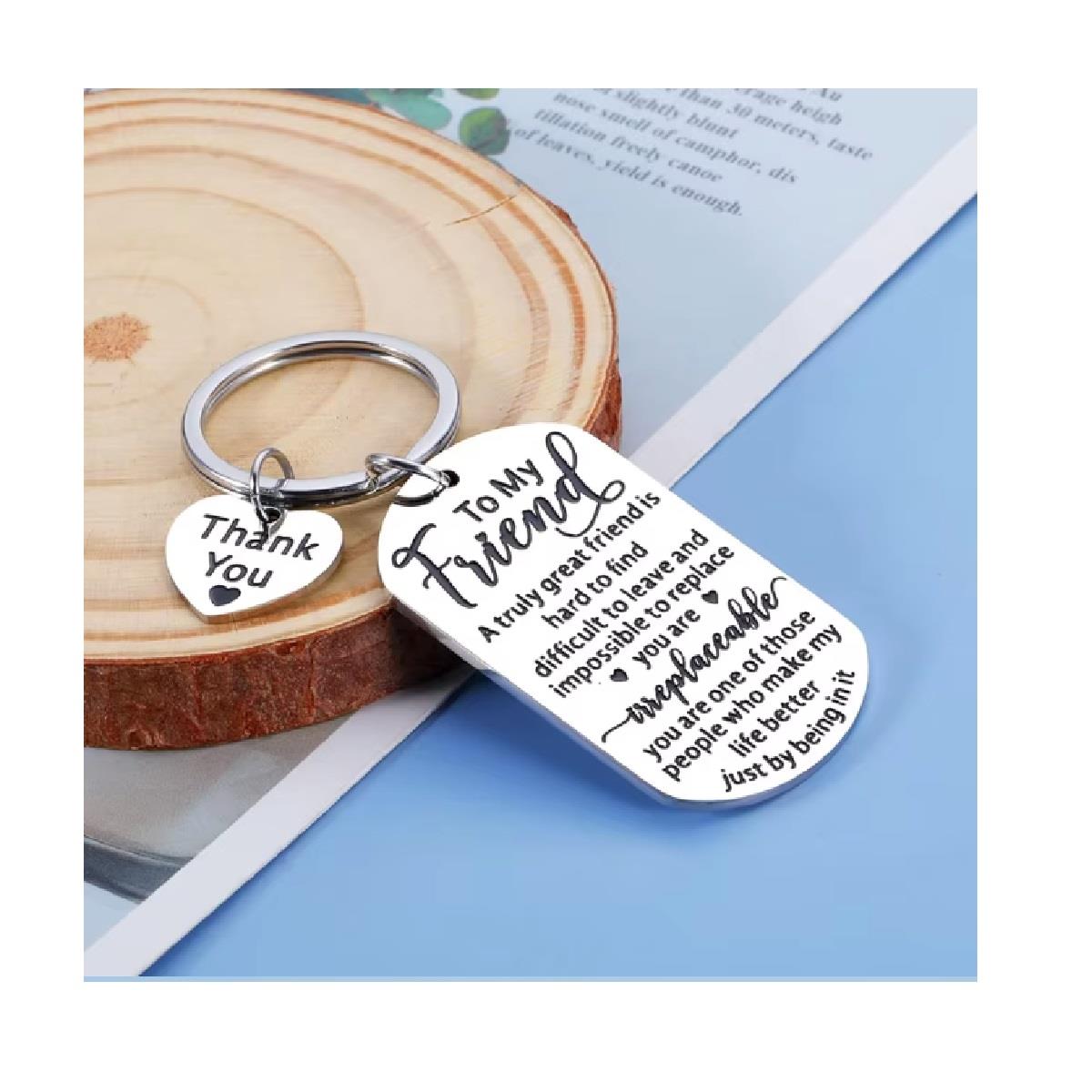 Thank You For Being Awesome Novelty Keyring Keychain Appreciation Gift Loved Ones