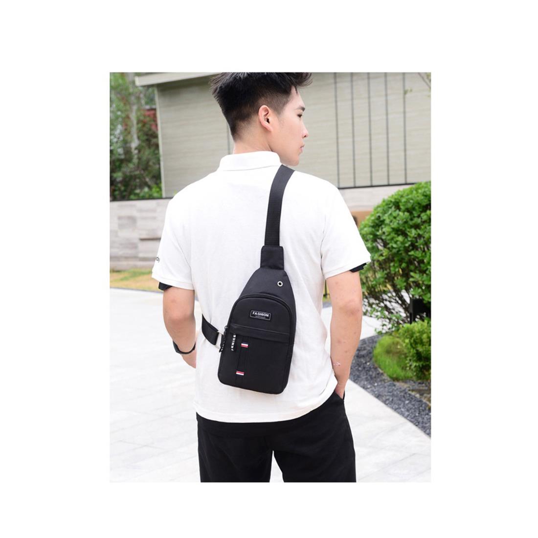 Man Bag Rucksack Bag Smart Jog Run Bike Cycle Office Travel Phone Mobile Black