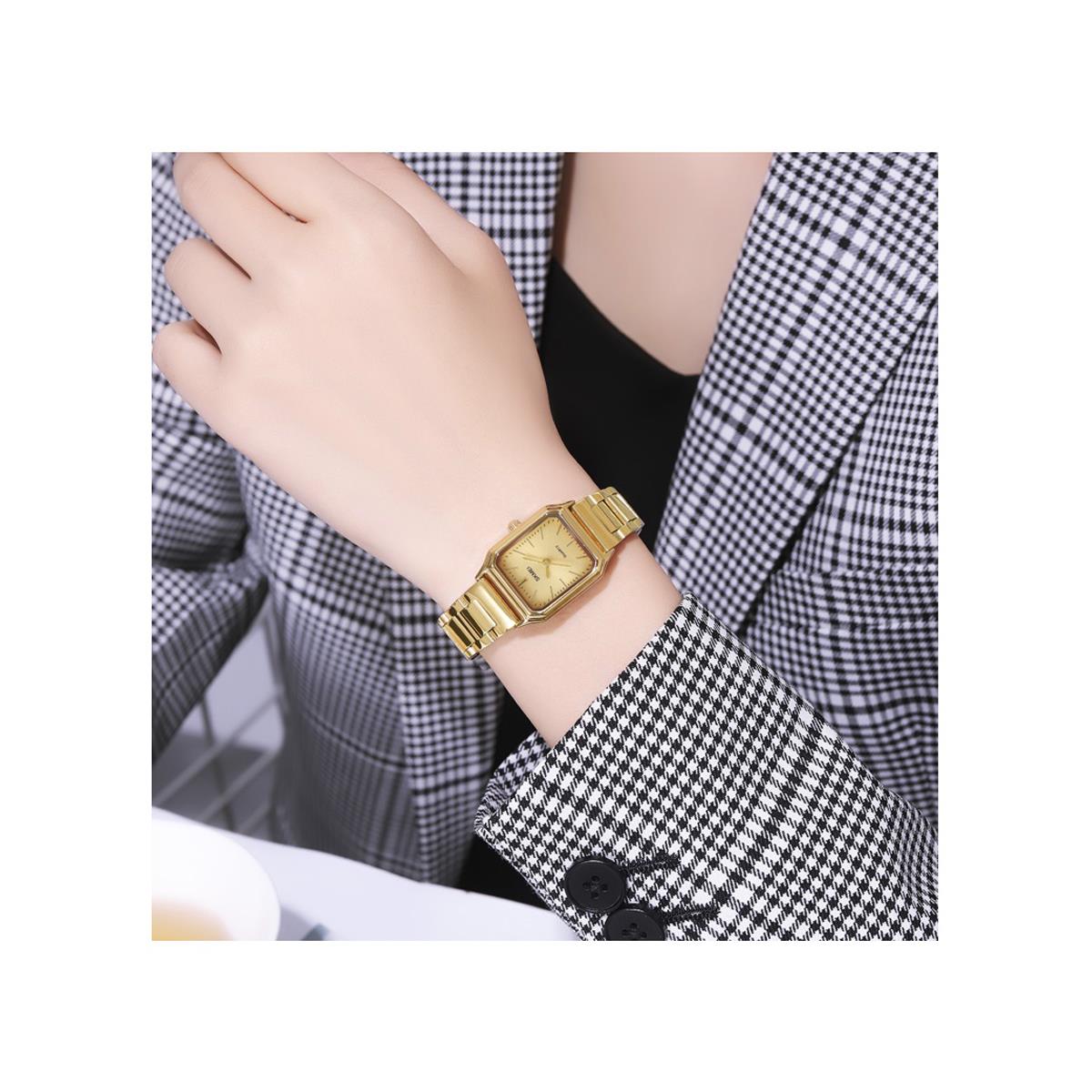 Gold Ladies Watch Class Design High Quality Beautiful Strap