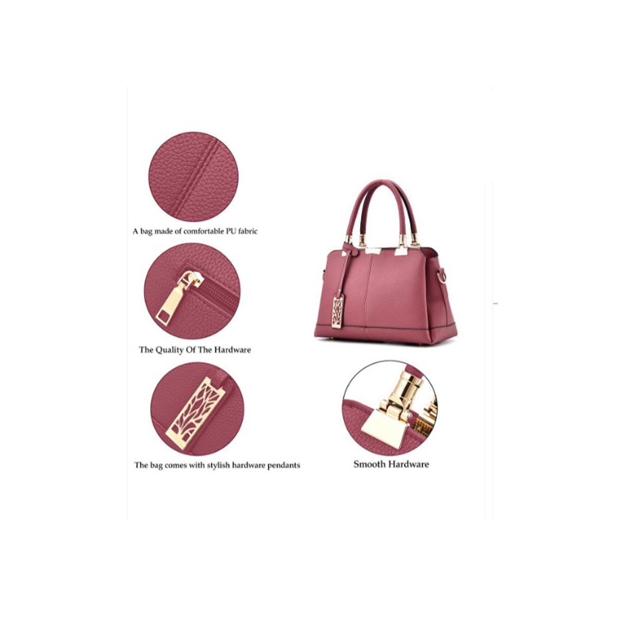 Ladies Designer Handbag with Strap and Handle for Shoulder - Leather Bag
