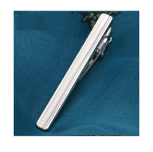 Mens Tie Clip 6cm Classic Tie Bar Elegant Design With Free Velvet Gift Pouch