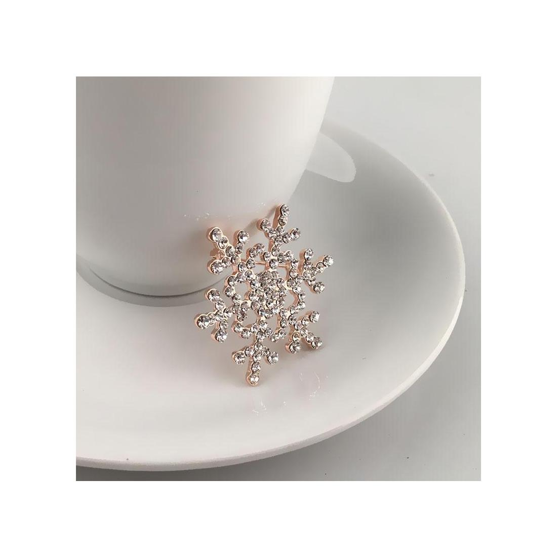 Charles William Silver Brooch Stones Fashion Costume Jewellery Dress Snowflake Star Brooches