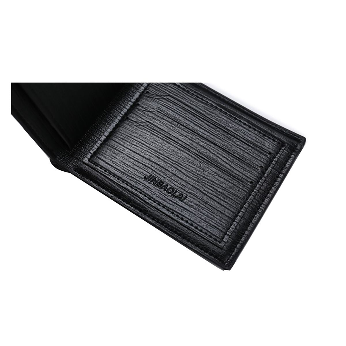 GENUINE Leather Wallet Mens Black With Card Holder ID SIM Gift Present