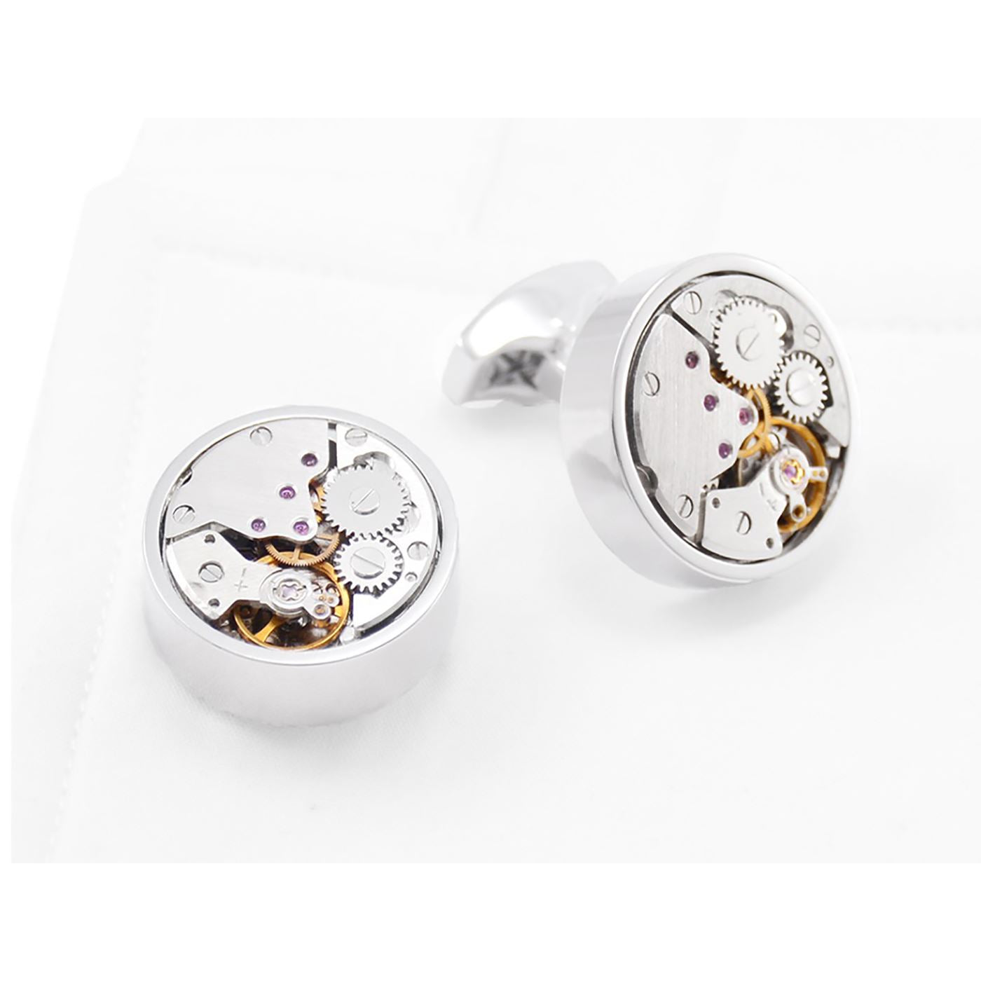 Watch Movement NON Working Steampunk Cufflinks