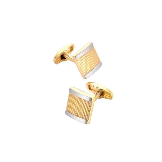 Gold and Silver Cufflinks in Stunning Combo