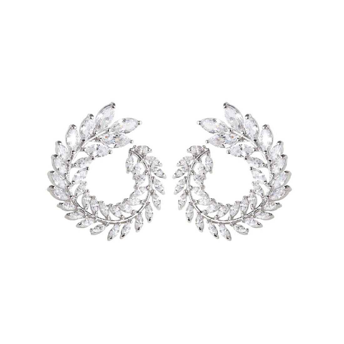 Charles William Gold Earring Statement Circle Round Jewellery Ladies Teens Woman