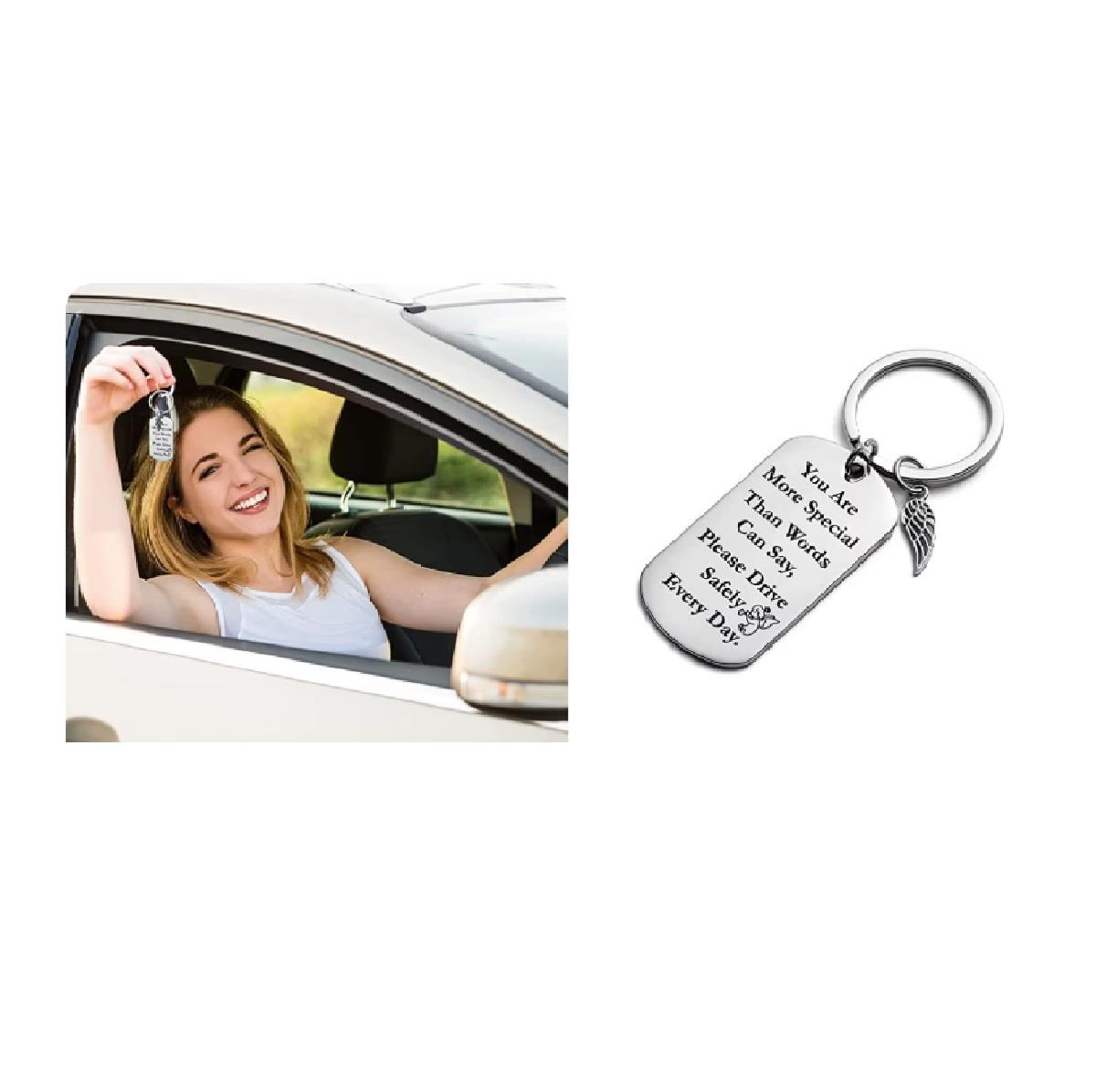 Thank You Novelty Keyring Gift Friends Family Appreciation Love Awesome Keychain