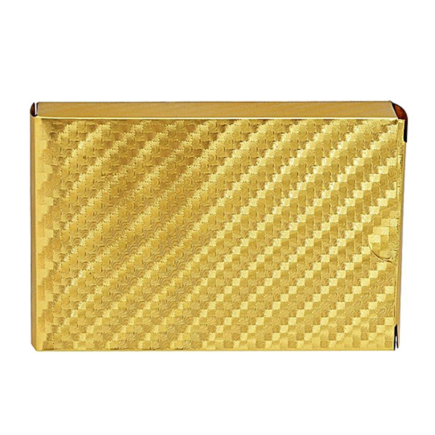 Premium 24K Gold Playing Card Euro Golden Foil Full Poker High Waterproof Deck Cards