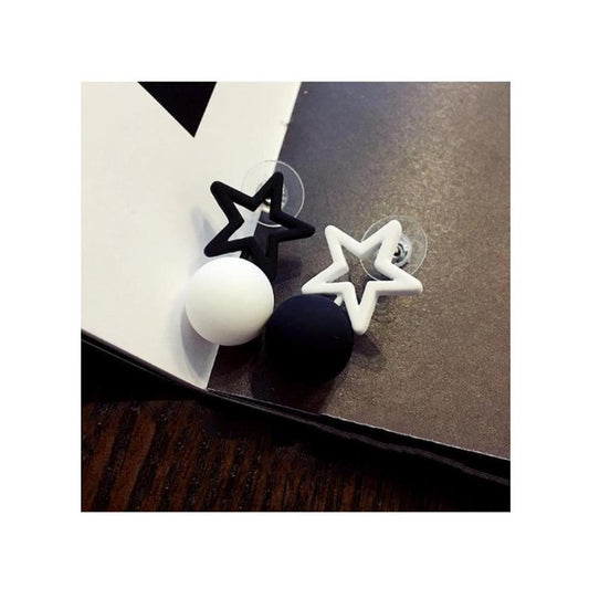 Charles William Star and Circle Unique Earring