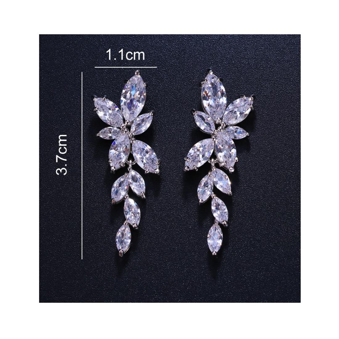 Charles William Premium Earrings Quality Diamond Look CZ Stone