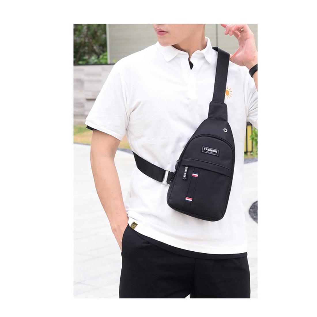 Man Bag Rucksack Bag Smart Jog Run Bike Cycle Office Travel Phone Mobile Black