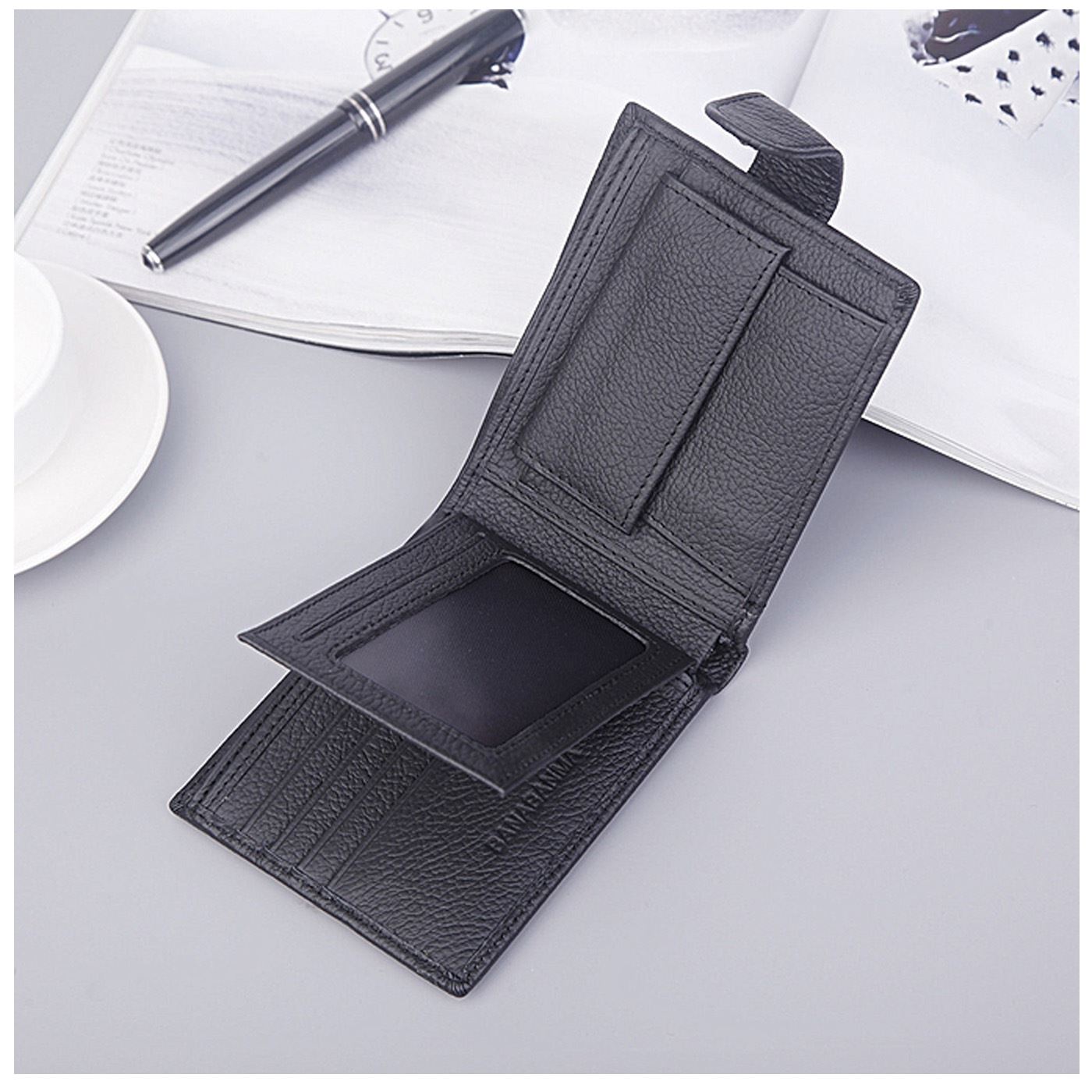 Superior Quality Black Leather Wallet Soft and Luxury Feel