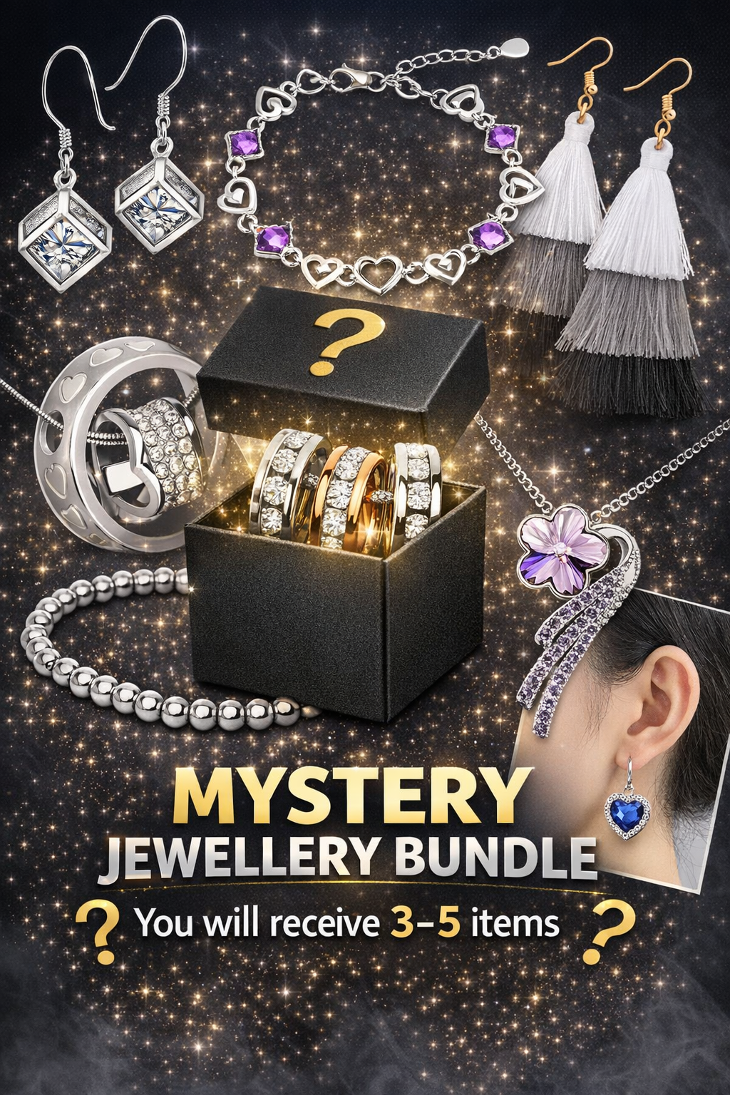 Surprise Mystery Bundle Jewellery Gift Set - 3 Pieces Normally £30 - For Limited Time Now £12.99