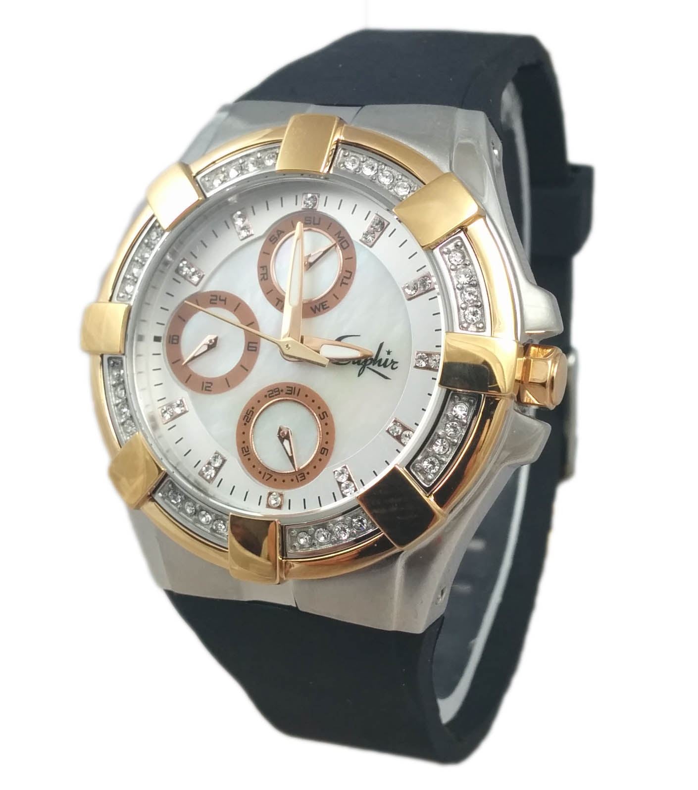 Exclusive Saphir Silver Gold Ladies Watch Huge SALE Reduction Genuine UK Bargain