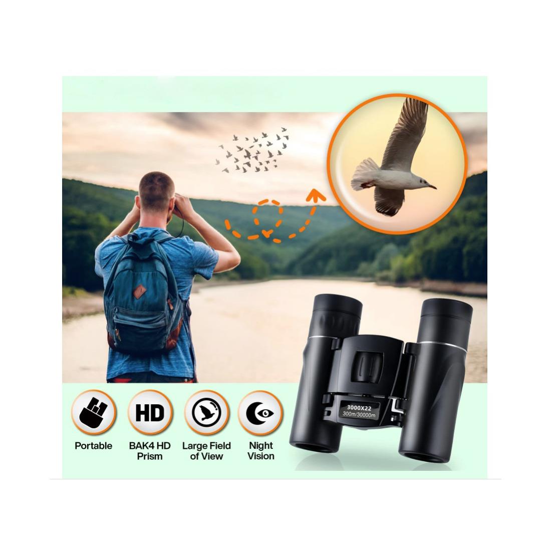 High Quality Binoculars 8 x 22 Magnification HD Lense FREE Pouch and Cloth