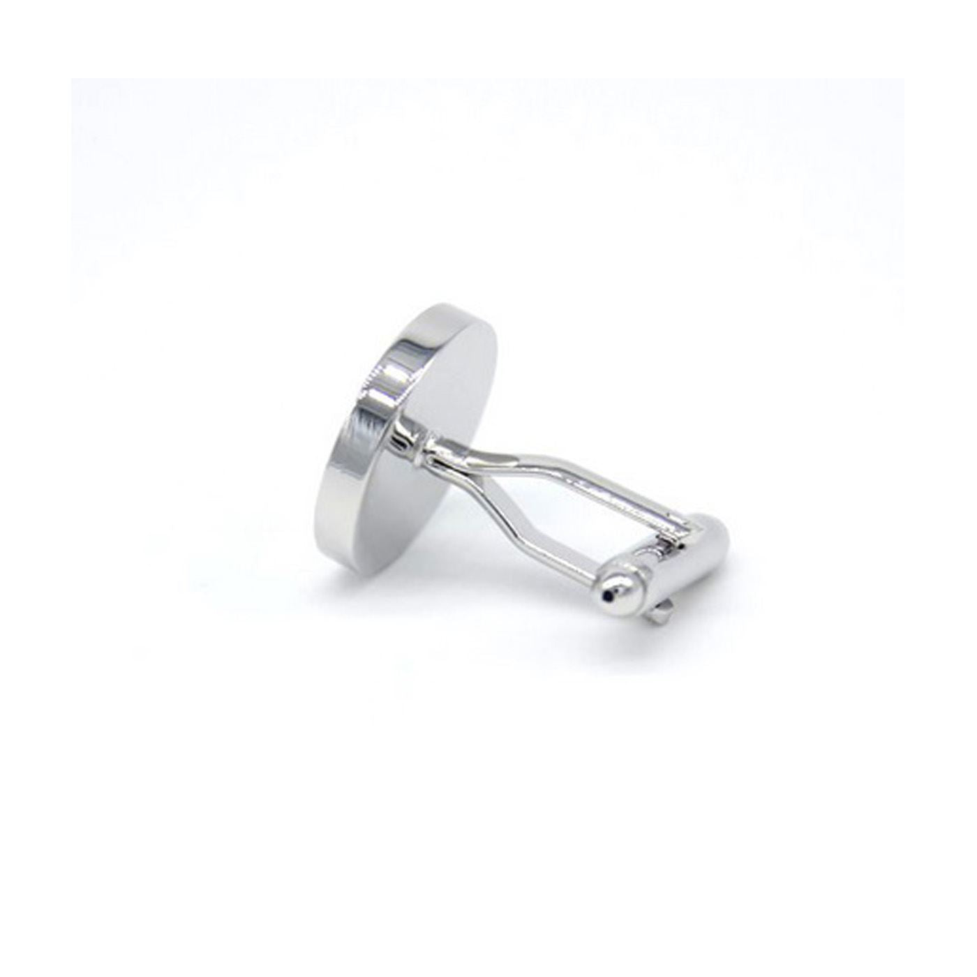 Silver Cufflinks with Mother Pearl Stone
