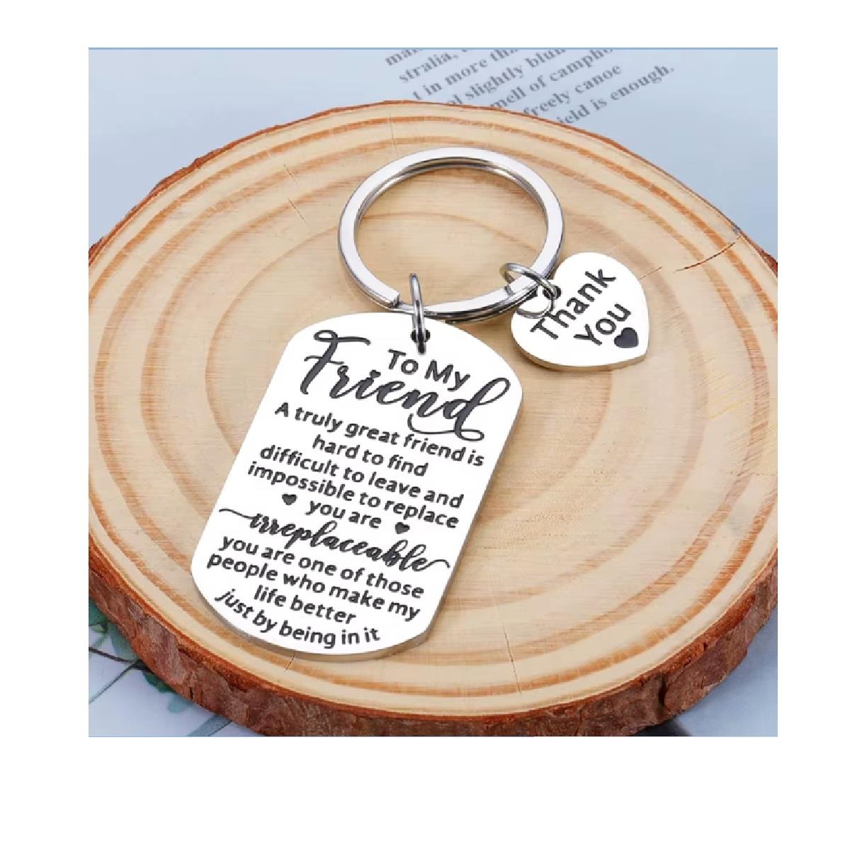 Thank You For Being Awesome Novelty Keyring Keychain Appreciation Gift Loved Ones
