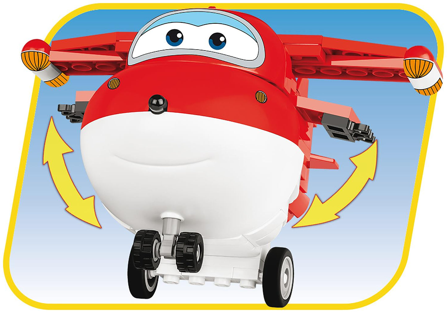 Cobi Super Wings Jett Airplane Kids Blocks Bricks 170Pc Compatible Age 5+