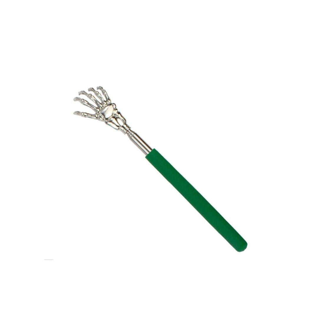 Skeleton Hand Back Scratcher with Long Reach Extendable Rubber Grip Arm