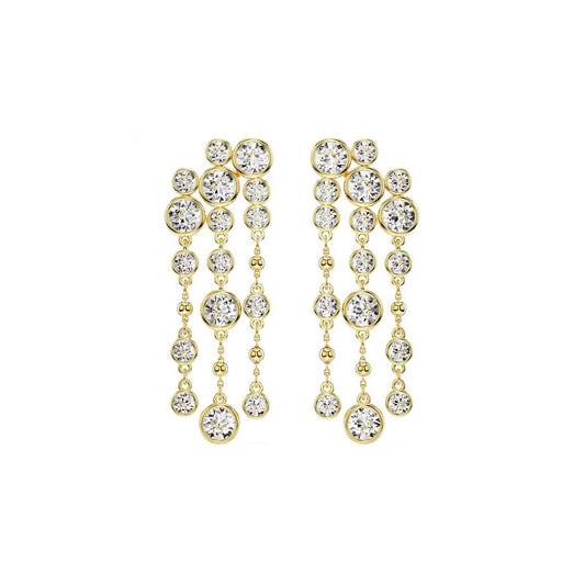 Charles William Gold Earrings with Real Elements Dangle Style