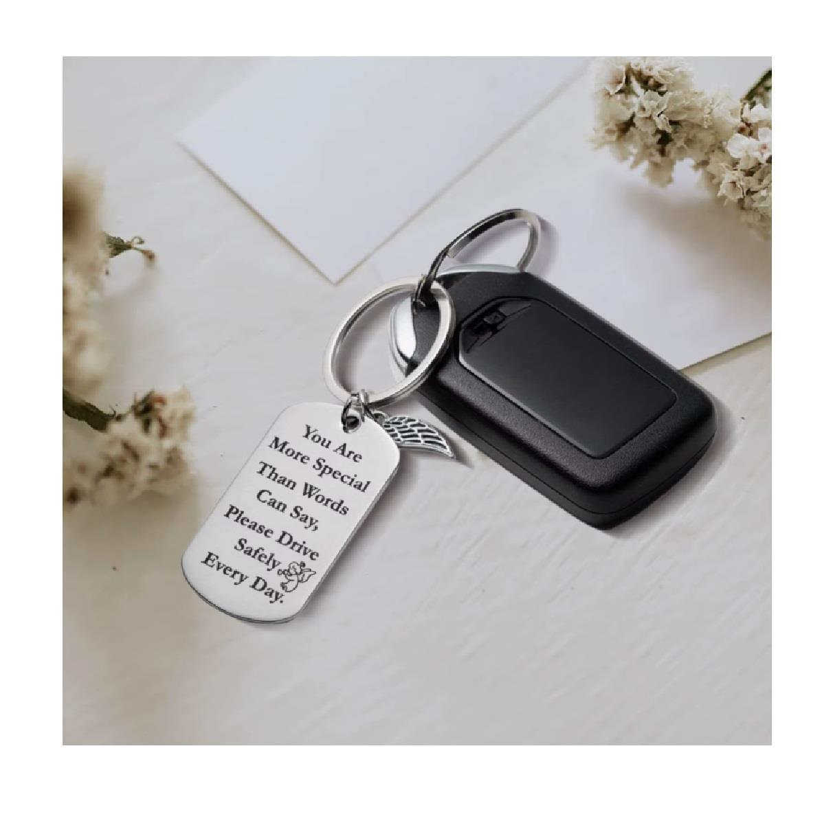 Thank You Novelty Keyring Gift Friends Family Appreciation Love Awesome Keychain