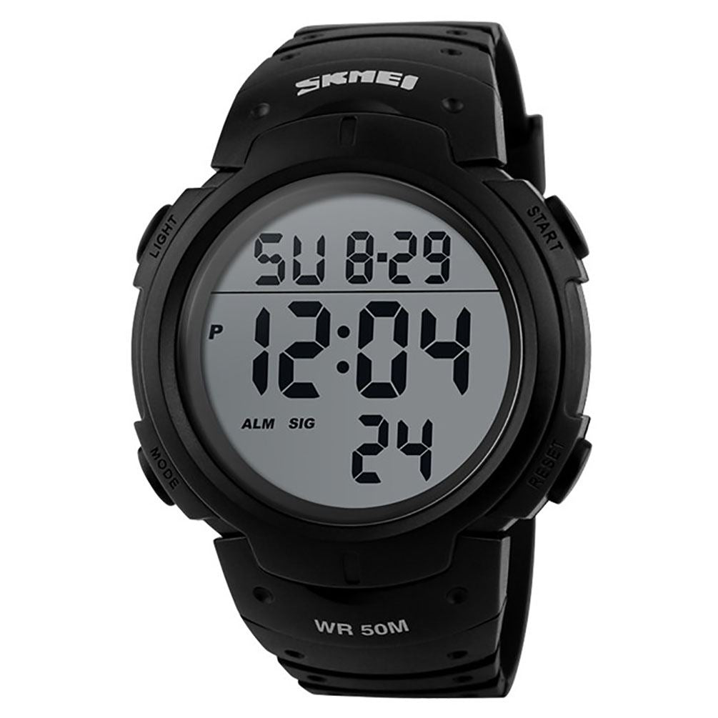 Skmei Extra Large Display Digital Watch 50m Sports Watch Stopwatch & Alarm UK Seller