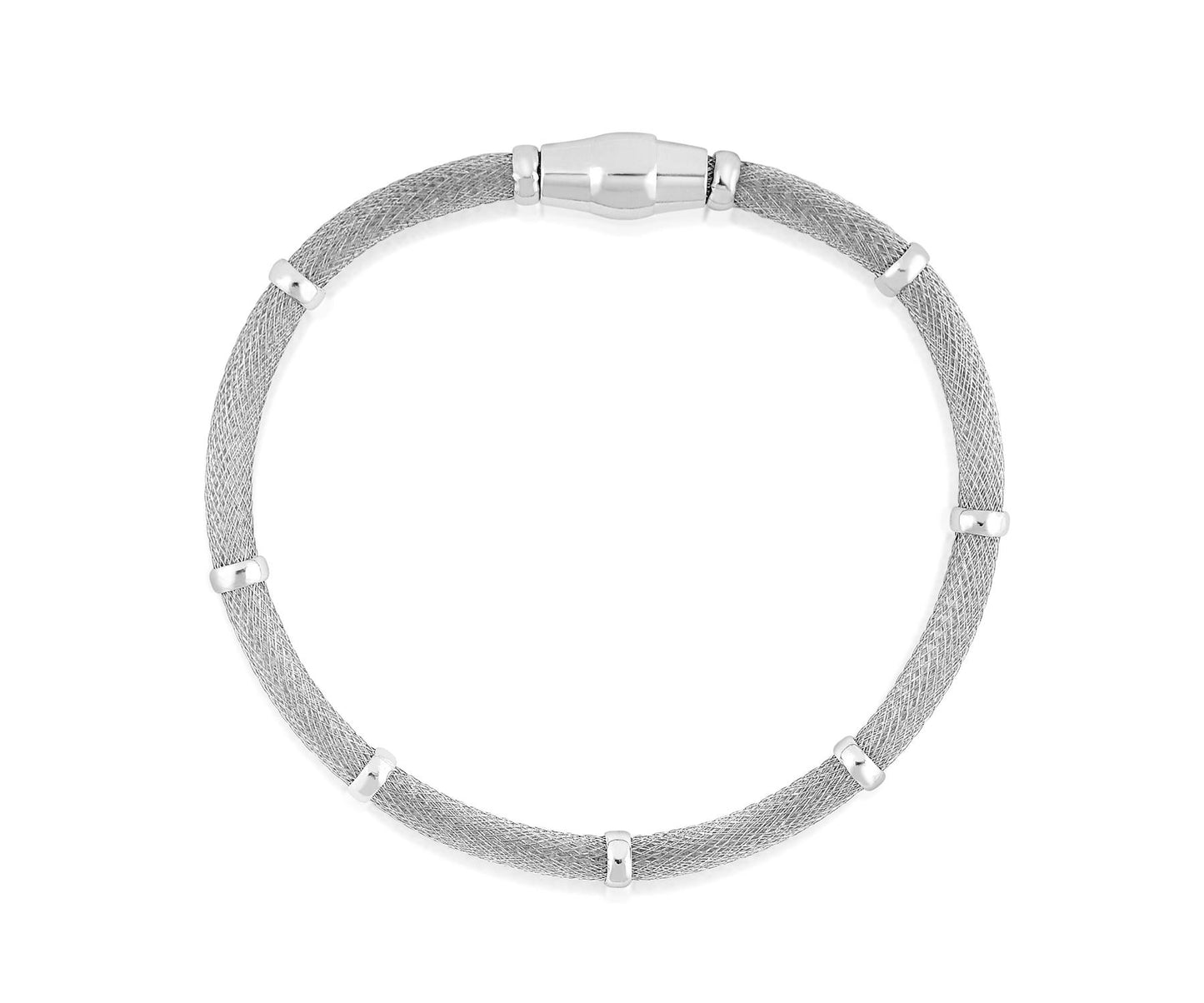 Charles William Silver Bangle Bliss Italian Designed Jewellery