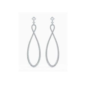 Charles William Silver Hoop Earring with Real Elements