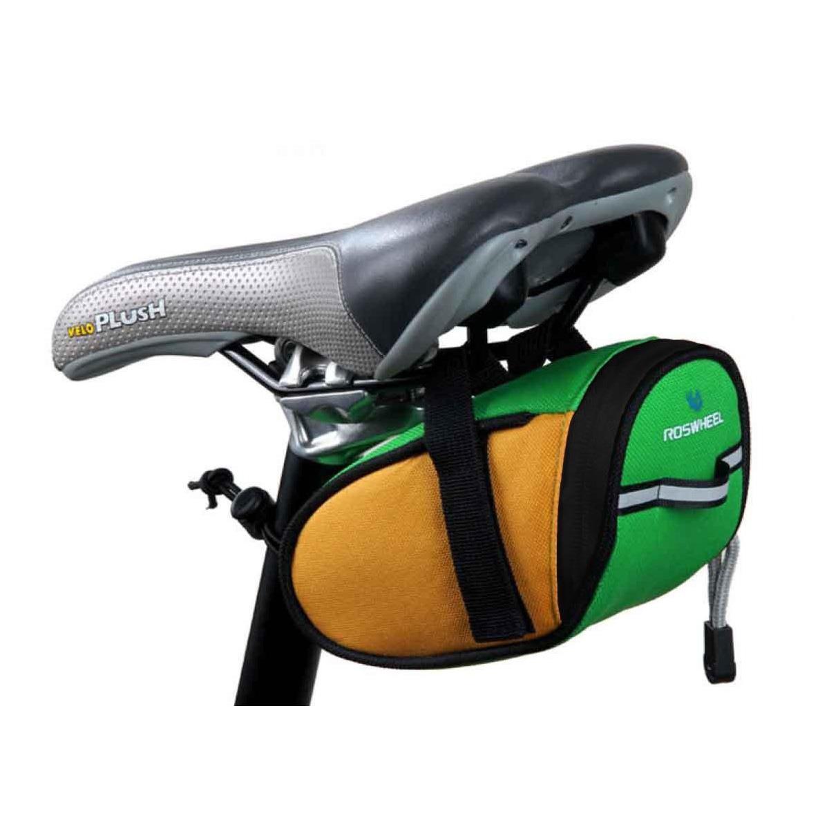 Compact Saddle Wedge Multi Coloured Bike Cycling Under Seat Pack