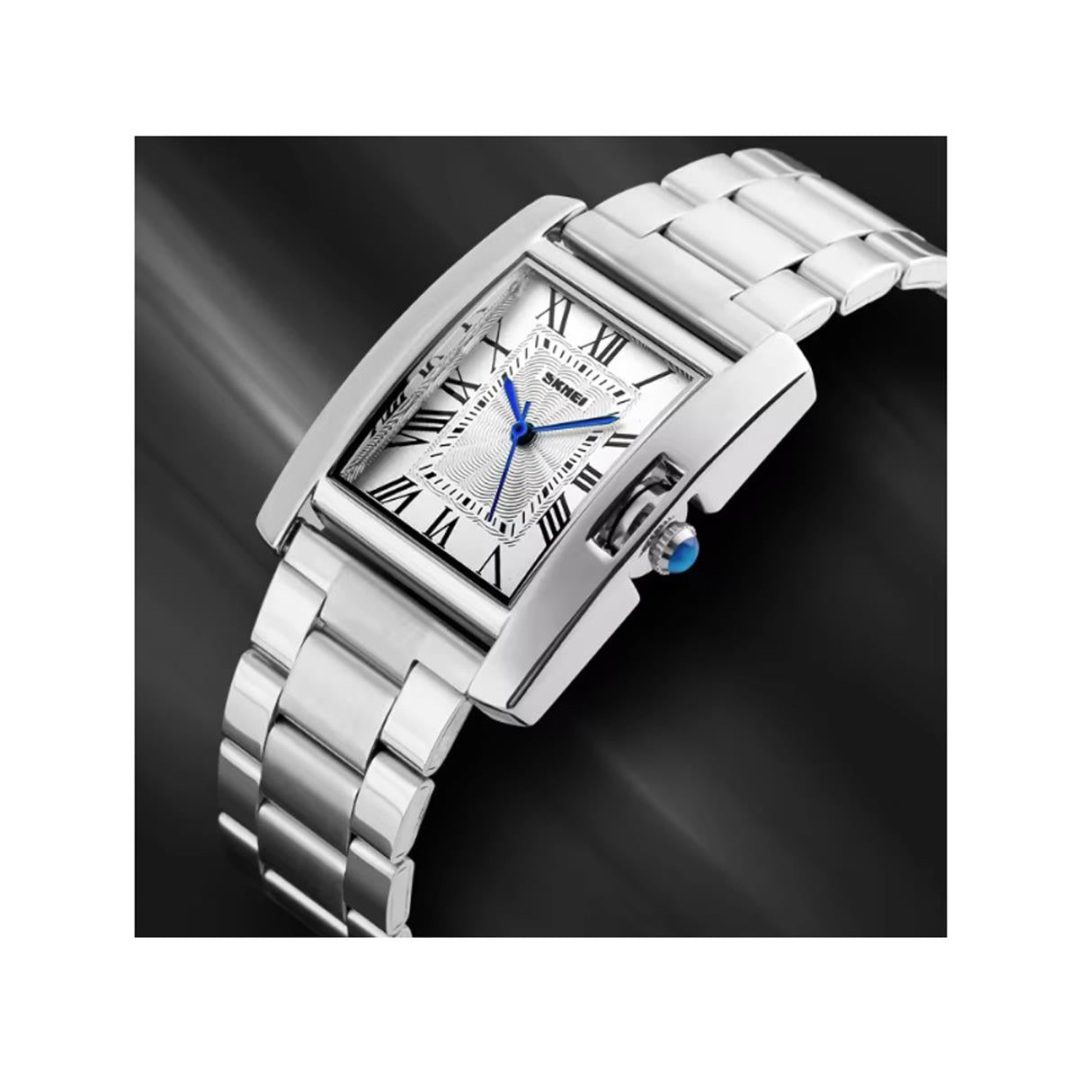 Silver Mens Watch Class Design High Quality Beautiful Strap